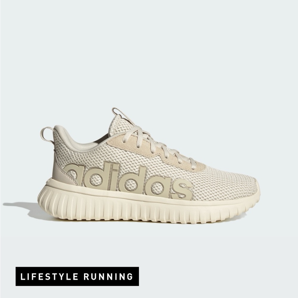 New Adidas Kaptir Base JR8489 Beige Women's Sneakers Size 7.5